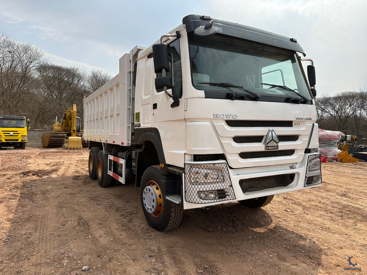 Truk jungkit untuk pengangkutan mesin berat SINOTRUK Howo Dump truck 371: gambar 6
