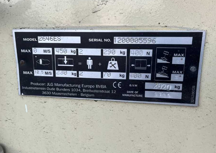 JLG 2646ES - Scissor lifts: gambar 4 JLG 2646ES - Scissor lifts: gambar 4