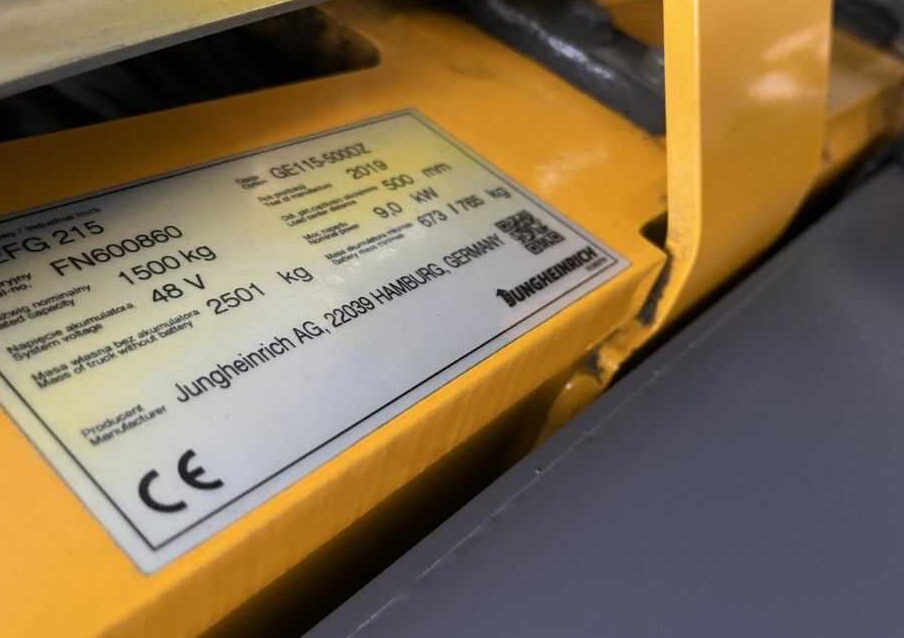 Jungheinrich EFG215 - Forklift listrik: gambar 4 Jungheinrich EFG215 - Forklift listrik: gambar 4