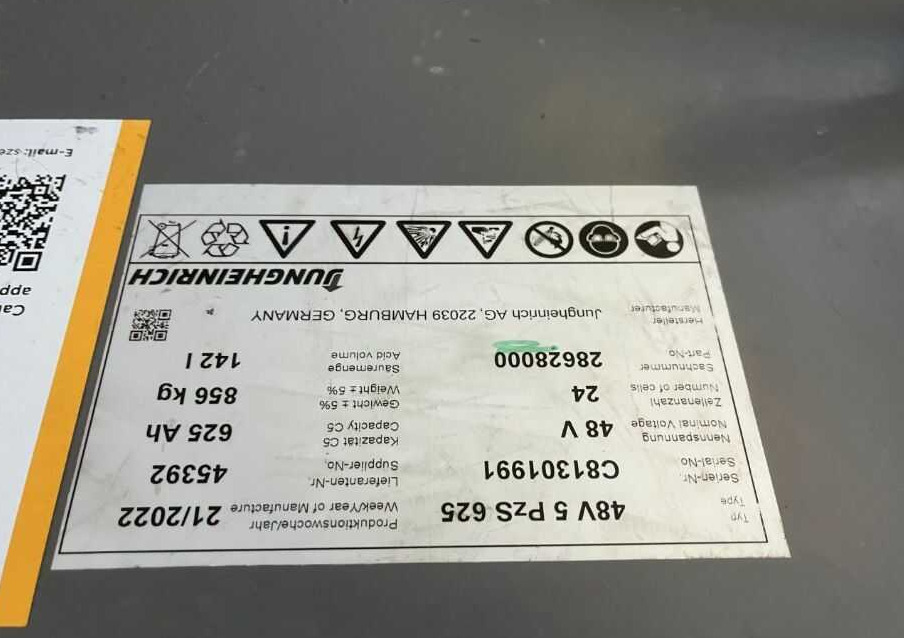 Jungheinrich EFG218k - Forklift listrik: gambar 5 Jungheinrich EFG218k - Forklift listrik: gambar 5