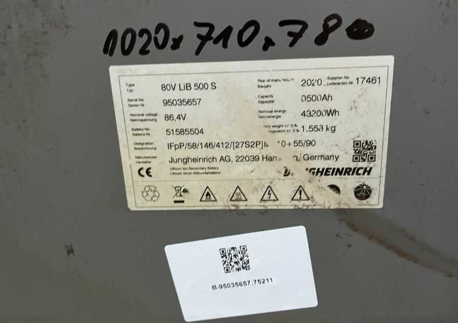 Jungheinrich EFG425k - Forklift listrik: gambar 5 Jungheinrich EFG425k - Forklift listrik: gambar 5