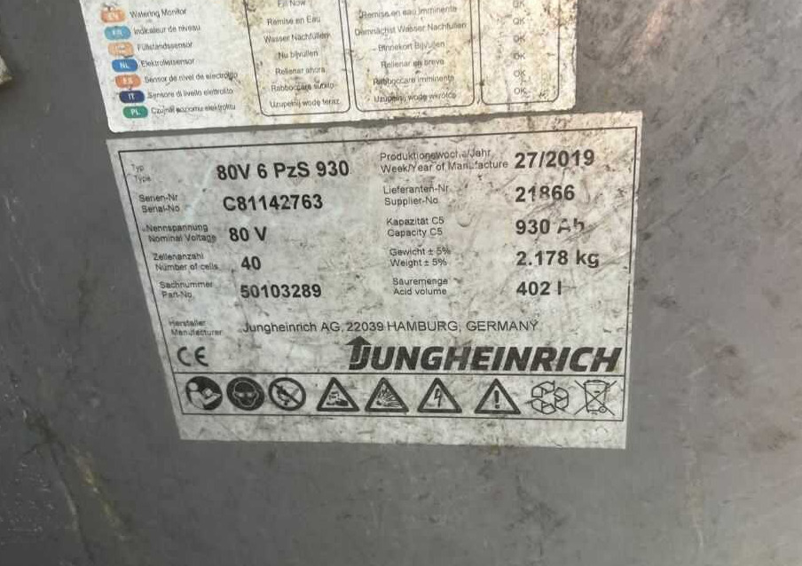 Jungheinrich EFG550 - Forklift listrik: gambar 4 Jungheinrich EFG550 - Forklift listrik: gambar 4