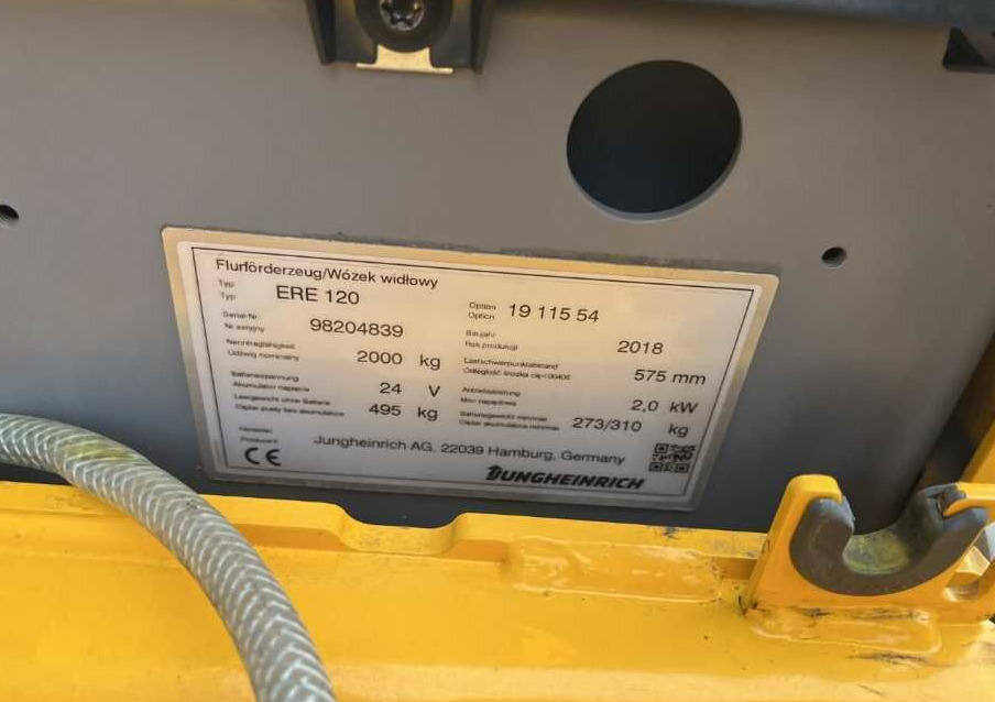 Jungheinrich ERE120 - Truk pallet: gambar 4 Jungheinrich ERE120 - Truk pallet: gambar 4