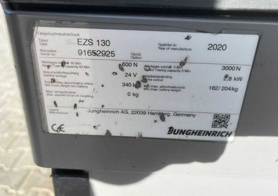 Jungheinrich EZS130 - Traktor derek: gambar 4 Jungheinrich EZS130 - Traktor derek: gambar 4