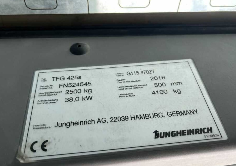 Jungheinrich TFG425s - Forklift LPG: gambar 4 Jungheinrich TFG425s - Forklift LPG: gambar 4