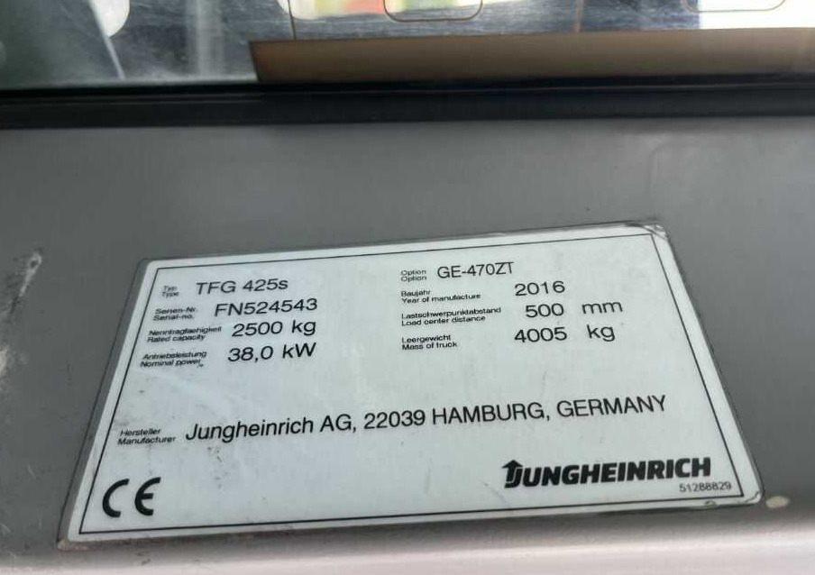 Jungheinrich TFG425s - Forklift LPG: gambar 4 Jungheinrich TFG425s - Forklift LPG: gambar 4