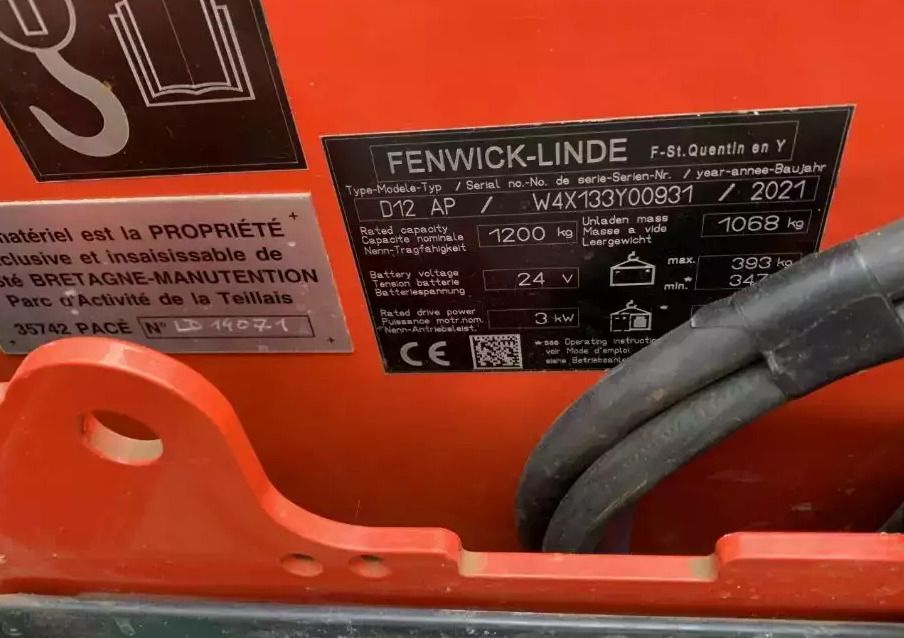 Linde D12AP - Penumpuk: gambar 4 Linde D12AP - Penumpuk: gambar 4