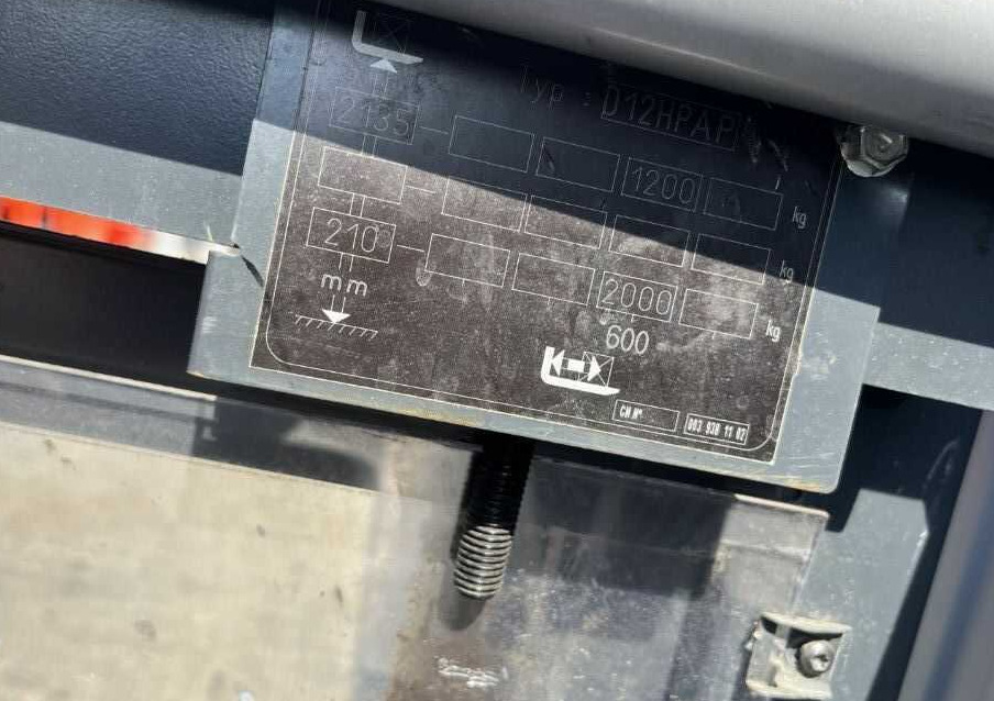 Linde D12HPAP - Penumpuk: gambar 5 Linde D12HPAP - Penumpuk: gambar 5