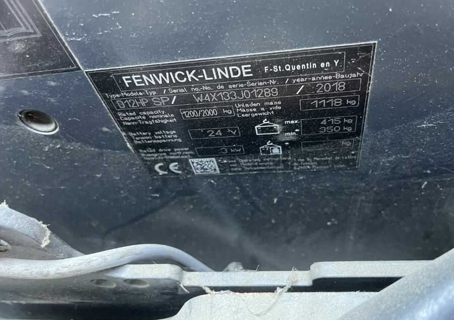 Linde D12HPSP - Penumpuk: gambar 4 Linde D12HPSP - Penumpuk: gambar 4