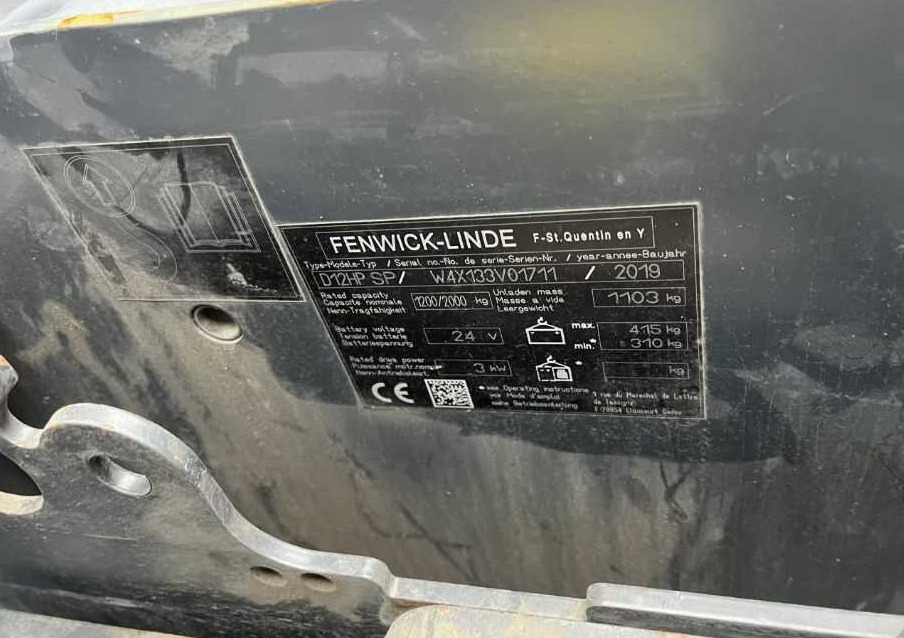 Linde D12HPSP - Penumpuk: gambar 4 Linde D12HPSP - Penumpuk: gambar 4