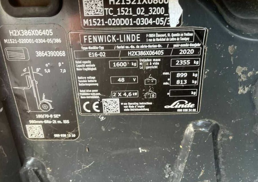 Linde E16-02 - Forklift listrik: gambar 4 Linde E16-02 - Forklift listrik: gambar 4