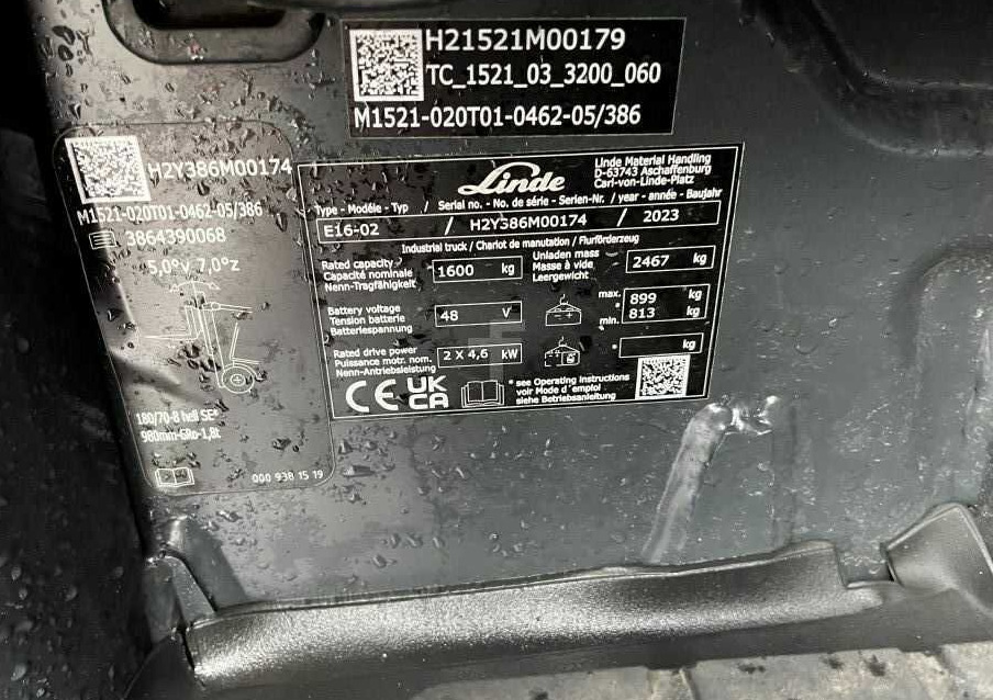 Linde E16-02 - Forklift listrik: gambar 4 Linde E16-02 - Forklift listrik: gambar 4