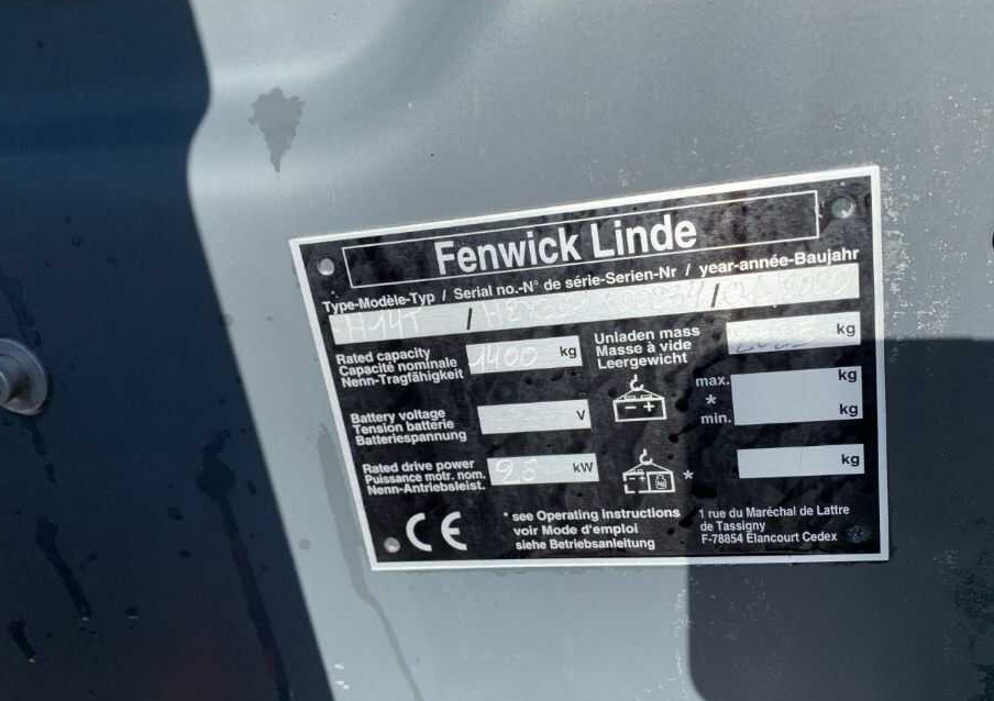 Linde H14T-01 - Forklift LPG: gambar 4 Linde H14T-01 - Forklift LPG: gambar 4