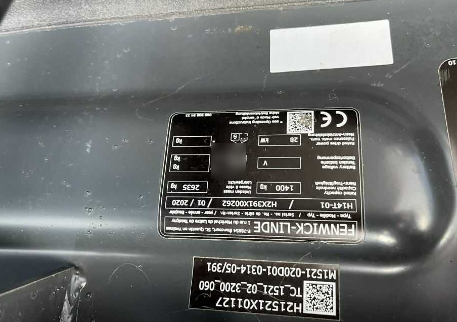 Linde H14T-01 - Forklift LPG: gambar 4 Linde H14T-01 - Forklift LPG: gambar 4