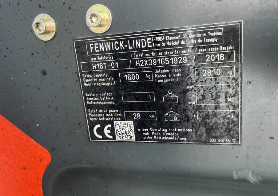 Linde H16T-01 - Forklift LPG: gambar 4 Linde H16T-01 - Forklift LPG: gambar 4