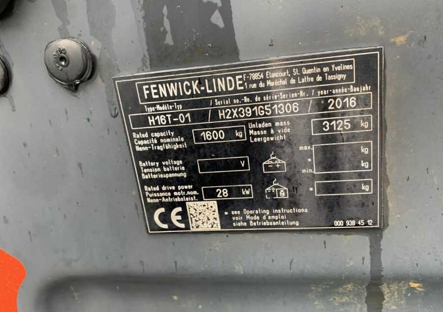 Linde H16T-01 - Forklift LPG: gambar 4 Linde H16T-01 - Forklift LPG: gambar 4