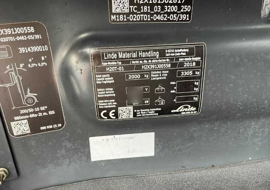 Linde H20T-01 - Forklift LPG: gambar 4 Linde H20T-01 - Forklift LPG: gambar 4