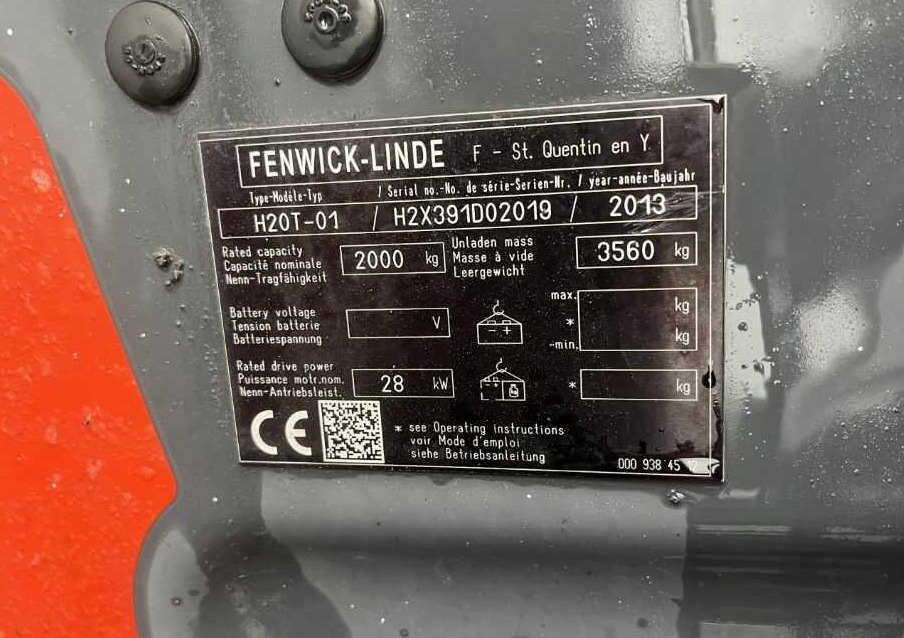 Linde H20T-01 - Forklift LPG: gambar 4 Linde H20T-01 - Forklift LPG: gambar 4