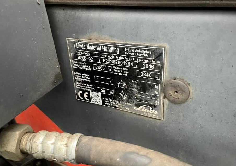 Linde H25D-02 - Forklift diesel: gambar 4 Linde H25D-02 - Forklift diesel: gambar 4