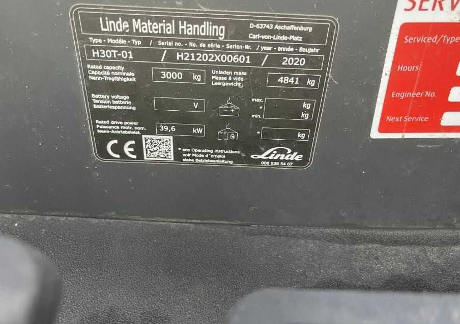Linde H30T-01 - Forklift LPG: gambar 4 Linde H30T-01 - Forklift LPG: gambar 4