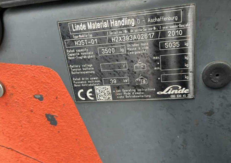 Linde H35T-01 - Forklift LPG: gambar 4 Linde H35T-01 - Forklift LPG: gambar 4