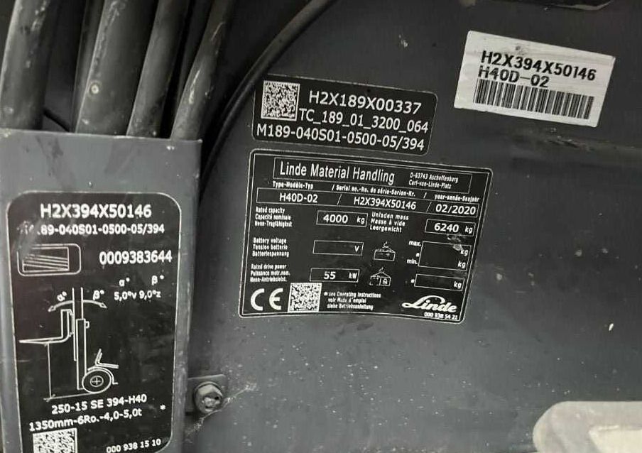 Linde H40D-02 - Forklift diesel: gambar 4 Linde H40D-02 - Forklift diesel: gambar 4