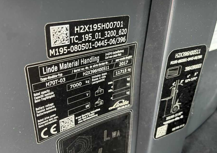 Linde H70T-03 - Forklift LPG: gambar 3 Linde H70T-03 - Forklift LPG: gambar 3