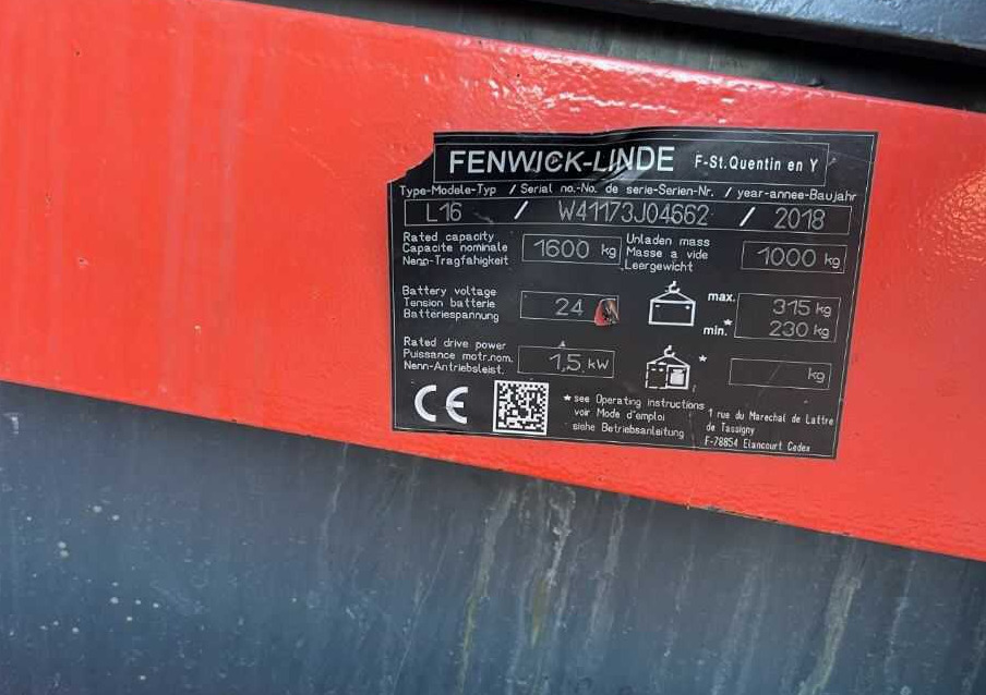 Linde L16 - Penumpuk: gambar 4 Linde L16 - Penumpuk: gambar 4