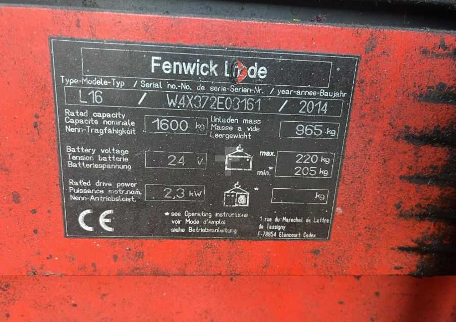 Linde L16 - Penumpuk: gambar 4 Linde L16 - Penumpuk: gambar 4