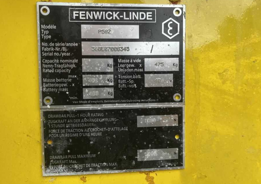 Linde P50Z - Traktor derek: gambar 4 Linde P50Z - Traktor derek: gambar 4