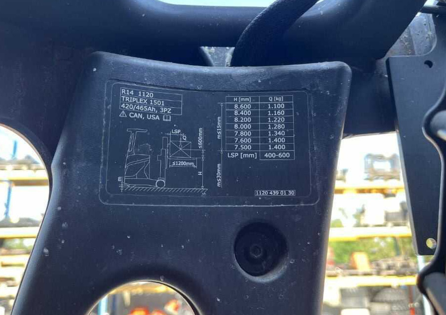 Jangkauan truk Linde R14-01: gambar 9