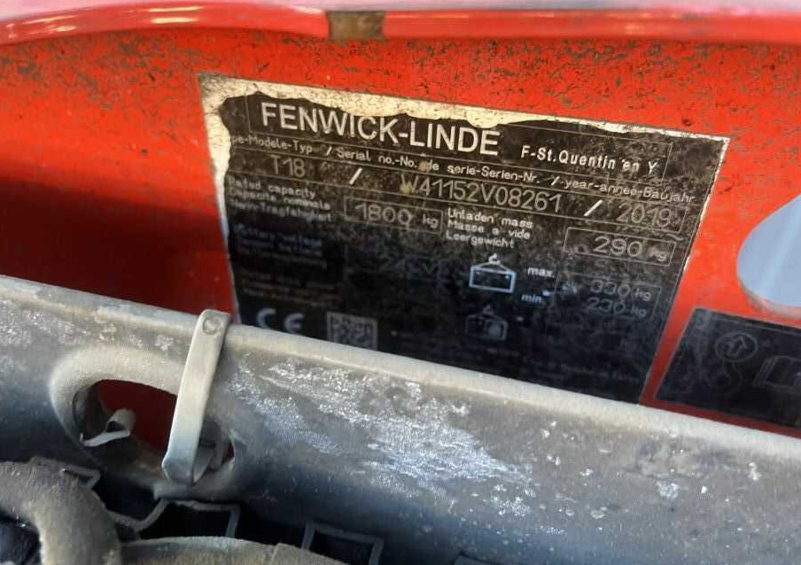 Linde T18 - Truk pallet: gambar 4 Linde T18 - Truk pallet: gambar 4