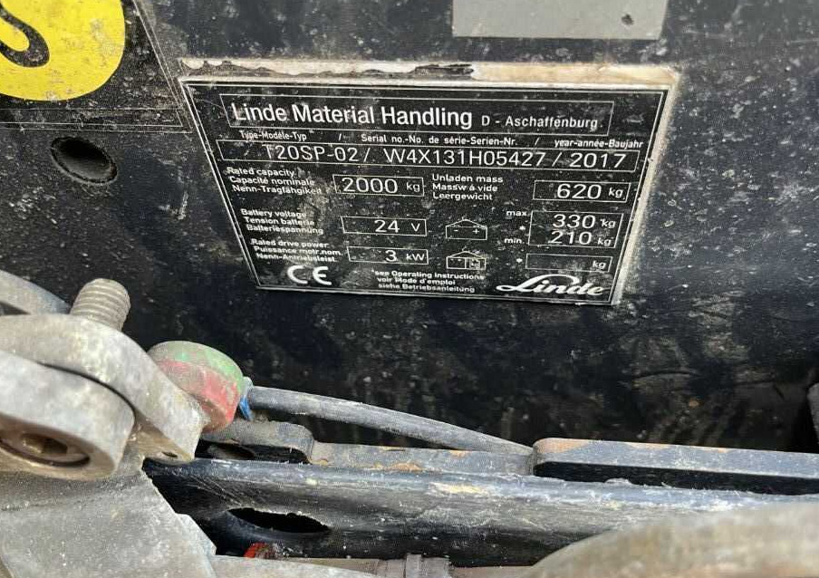 Linde T20SP-02 - Truk pallet: gambar 4 Linde T20SP-02 - Truk pallet: gambar 4