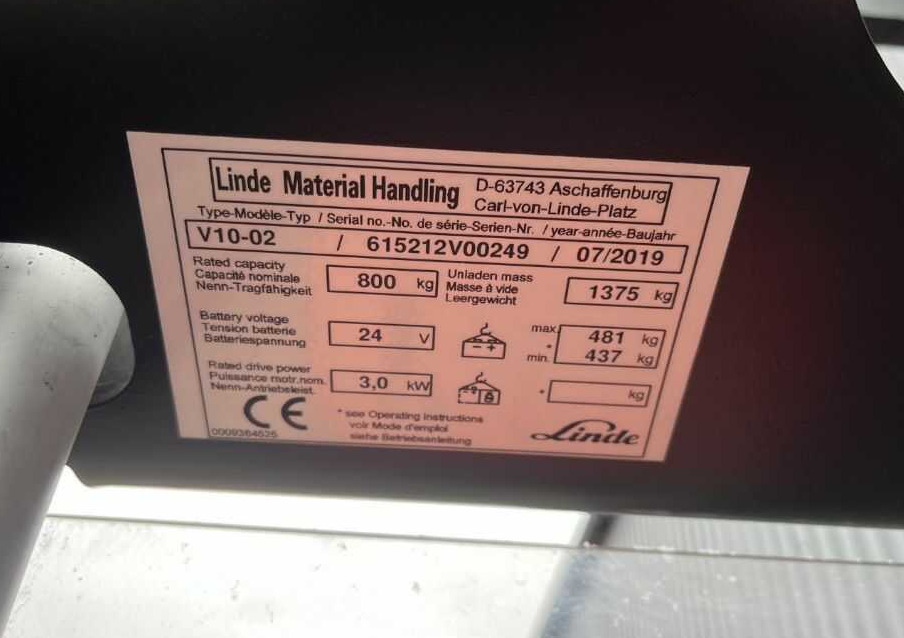 Linde V10-02 - Pengambil pesanan: gambar 4 Linde V10-02 - Pengambil pesanan: gambar 4