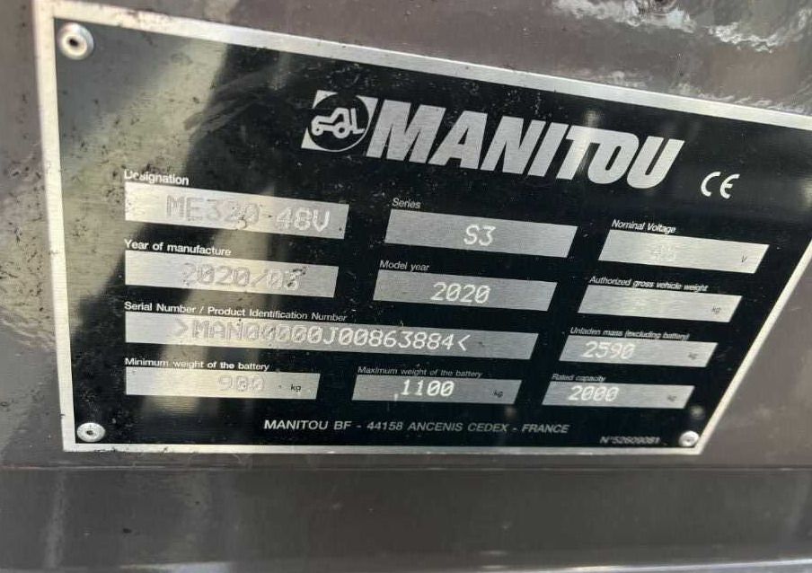 Manitou ME320 - Forklift listrik: gambar 5 Manitou ME320 - Forklift listrik: gambar 5