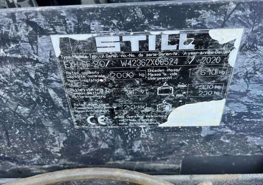 Still EXH-SF20 - Truk pallet: gambar 4 Still EXH-SF20 - Truk pallet: gambar 4