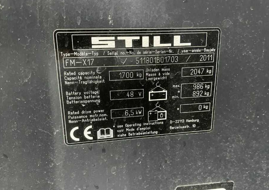 Still FM-X17 - Jangkauan truk: gambar 4 Still FM-X17 - Jangkauan truk: gambar 4