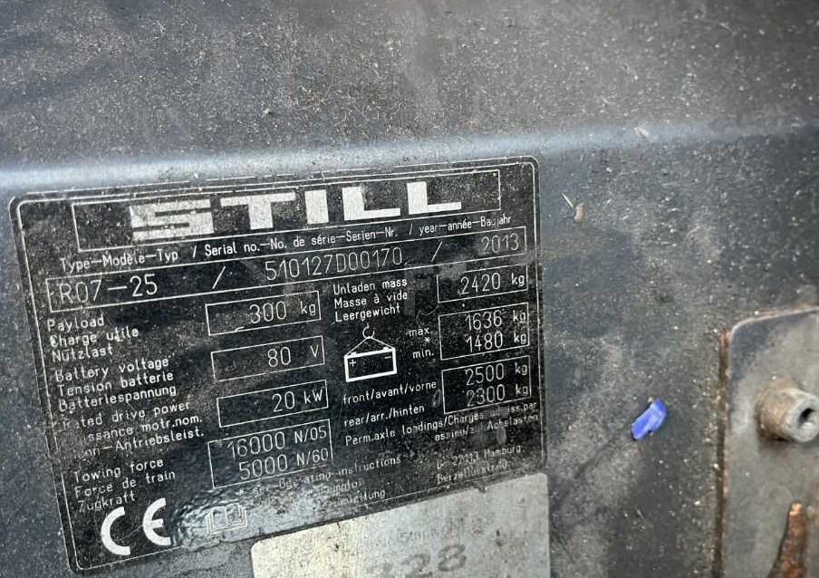 Still R07-25 - Traktor derek: gambar 4 Still R07-25 - Traktor derek: gambar 4