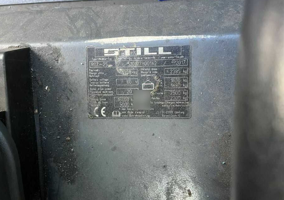 Still R07-25 - Traktor derek: gambar 4 Still R07-25 - Traktor derek: gambar 4