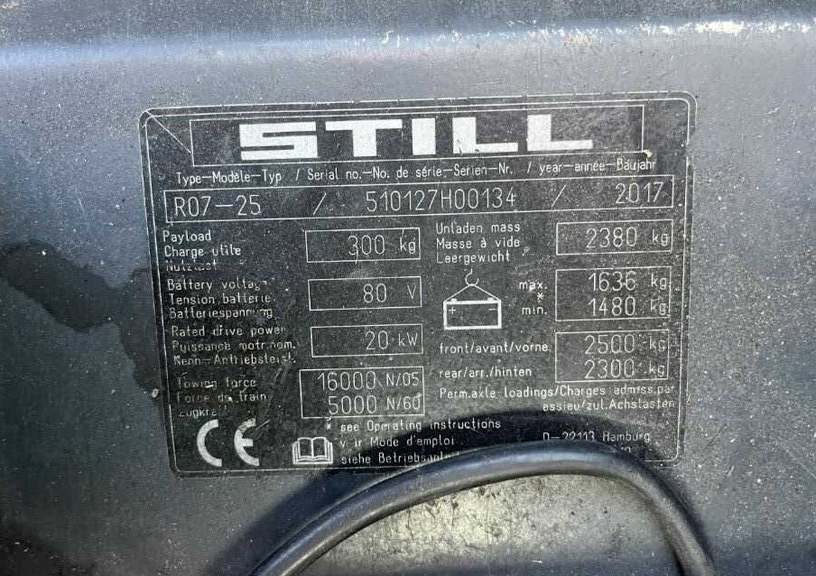 Still R07-25 - Traktor derek: gambar 4 Still R07-25 - Traktor derek: gambar 4