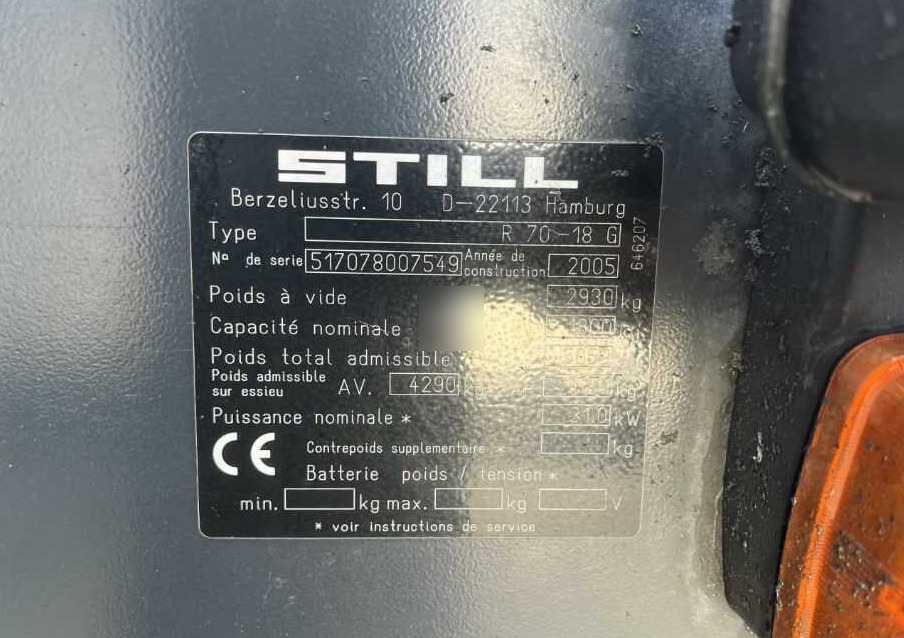 Still R70-16T - Forklift LPG: gambar 4 Still R70-16T - Forklift LPG: gambar 4