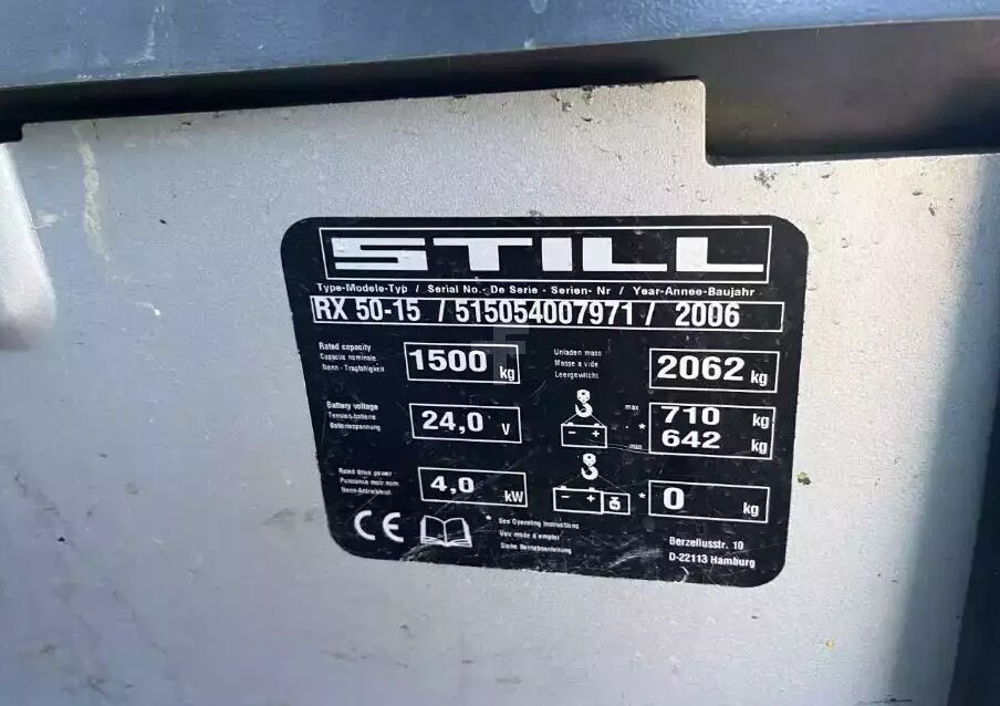 Still RX50-15 - Forklift listrik: gambar 4 Still RX50-15 - Forklift listrik: gambar 4