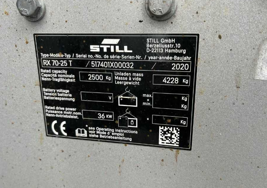 Still RX70-25T - Forklift LPG: gambar 4 Still RX70-25T - Forklift LPG: gambar 4