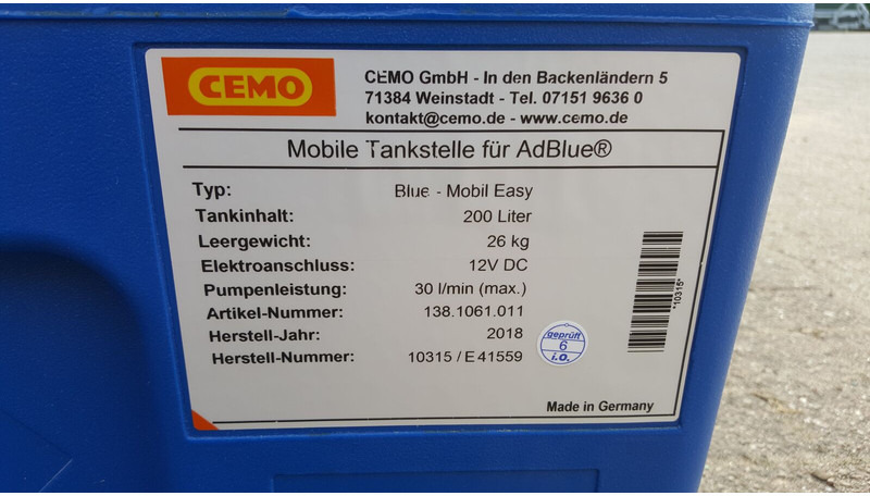 ADBLUE tank - Truk tangki: gambar 4 ADBLUE tank - Truk tangki: gambar 4