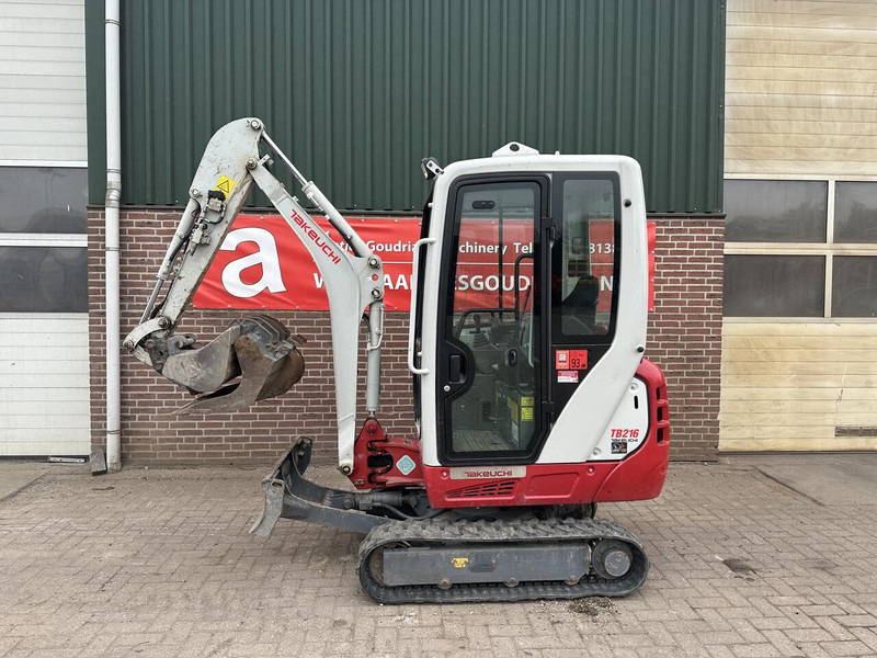 Takeuchi TB216 - Gebruikt - Ekskavator mini: gambar 1 Takeuchi TB216 - Gebruikt - Ekskavator mini: gambar 1