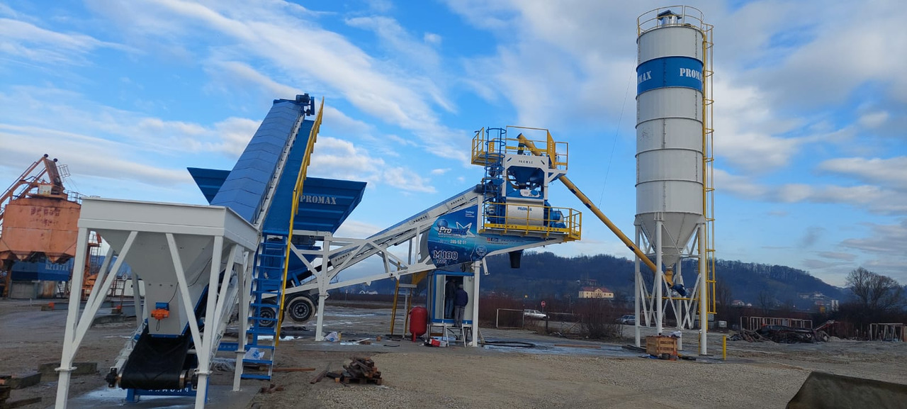 PROMAX MOBILE CONCRETE BATCHING PLANT M100-TWN (100m3/h) - Pabrik beton: gambar 2 PROMAX MOBILE CONCRETE BATCHING PLANT M100-TWN (100m3/h) - Pabrik beton: gambar 2
