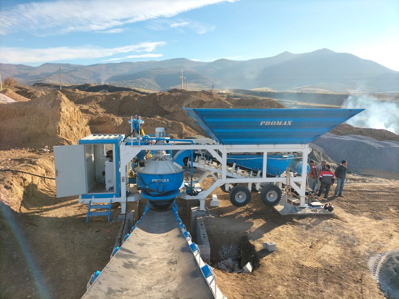 PROMAX MOBILE CONCRETE PLANT M35-PLNT (35M3/H) - Pabrik beton: gambar 3 PROMAX MOBILE CONCRETE PLANT M35-PLNT (35M3/H) - Pabrik beton: gambar 3