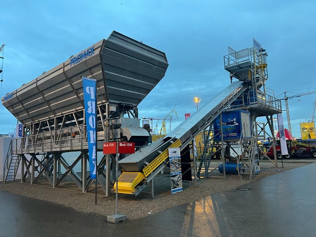 Promax GALVANIZED Compact Concrete Batching Plant C120-TWN-LINE (120m3/ - Silo semen: gambar 1 Promax GALVANIZED Compact Concrete Batching Plant C120-TWN-LINE (120m3/ - Silo semen: gambar 1