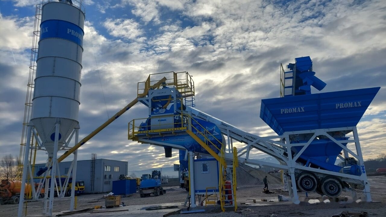 Promax Mobile Concrete Batching Plant PROMAX M100-TWN (100m³/h) - Pabrik beton: gambar 4 Promax Mobile Concrete Batching Plant PROMAX M100-TWN (100m³/h) - Pabrik beton: gambar 4