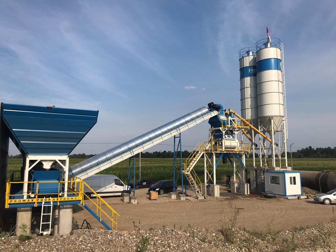 Promax Stationary Concrete Batching Plant S100 TWN (100m³/h) - Pabrik beton: gambar 2 Promax Stationary Concrete Batching Plant S100 TWN (100m³/h) - Pabrik beton: gambar 2